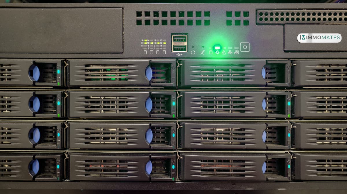 Server in a German data center
