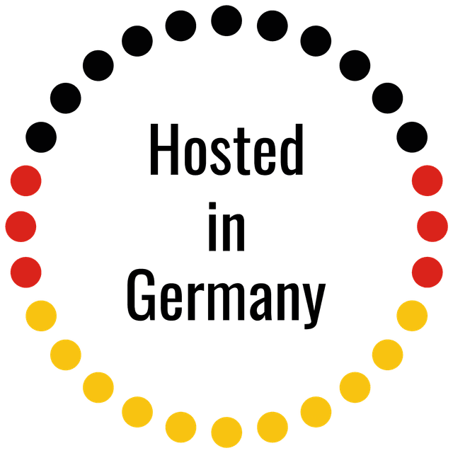Hosted in Germany