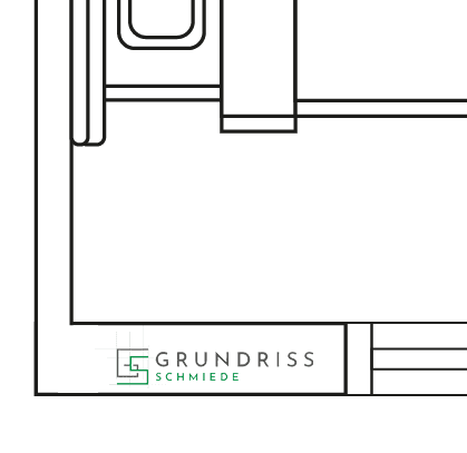 Grundriss Design mit Wasserzeichen
