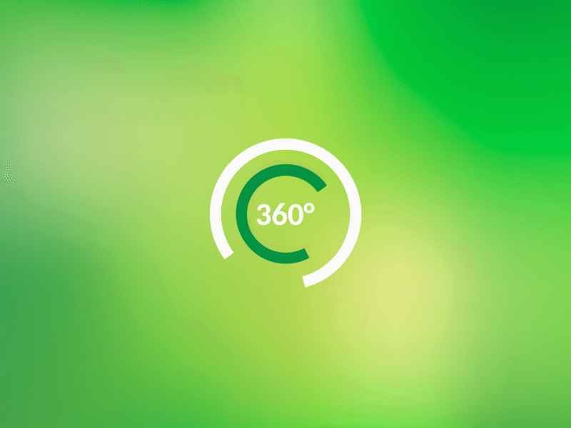 GIF Animation eines 360 Grad Icons