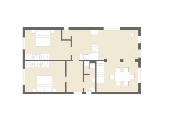 Result sales optimized first floor plan