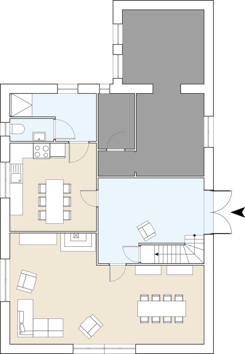 First floor plan