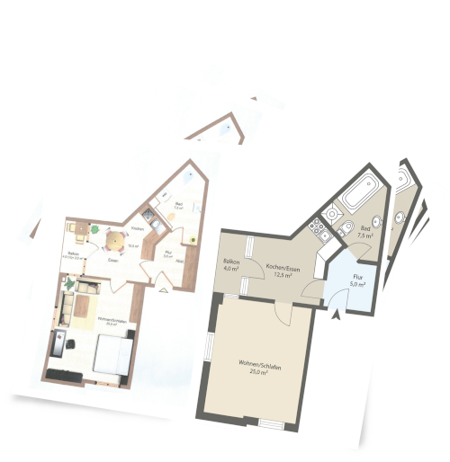 Sales optimized floor plan detail